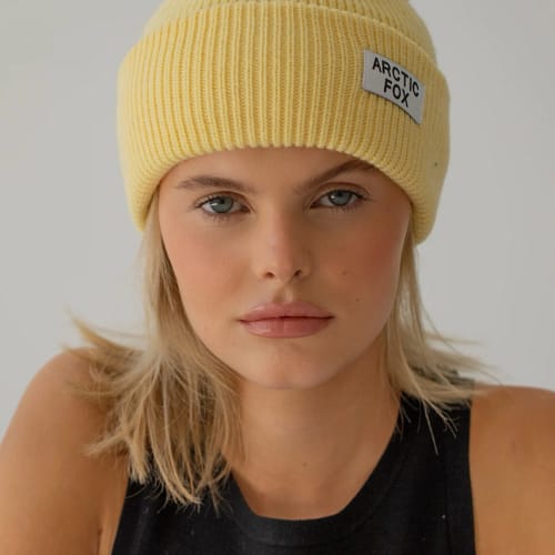The Recycled Bottle Beanie - Soft Hay - Artic Fox & Co