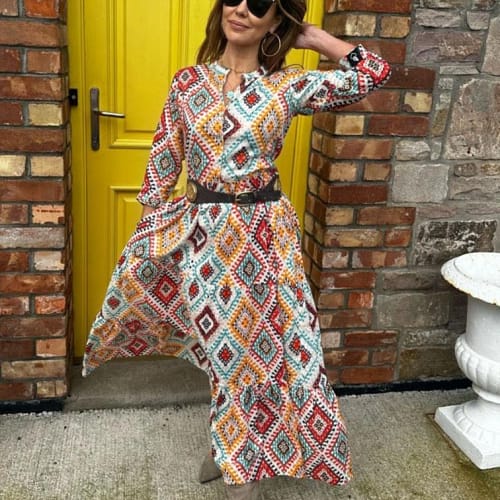 "HOPE" Aztec Dress