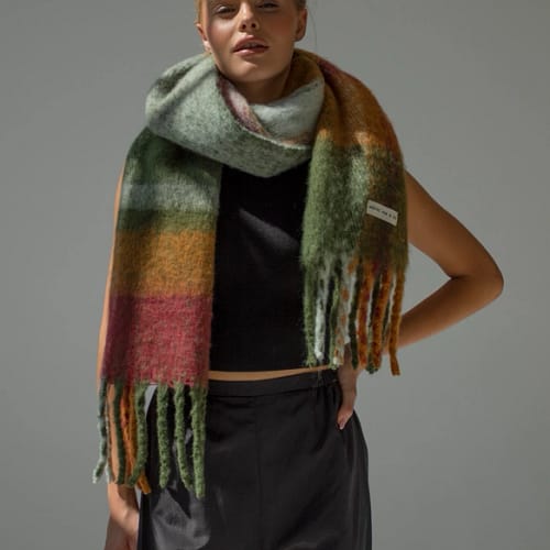 The Reykjavik Scarf - Mossy Spring - Artic Fox & Co
