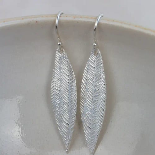 Sterling Silver Palm Earrings