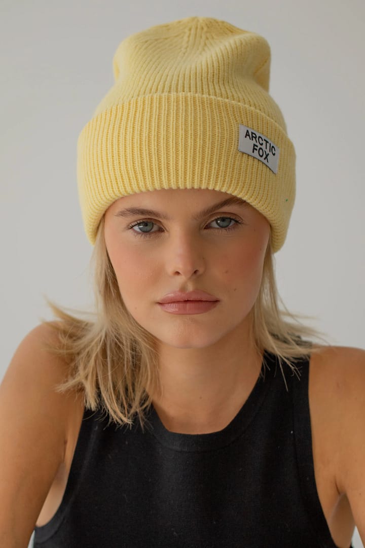 The Recycled Bottle Beanie - Soft Hay - Artic Fox & Co