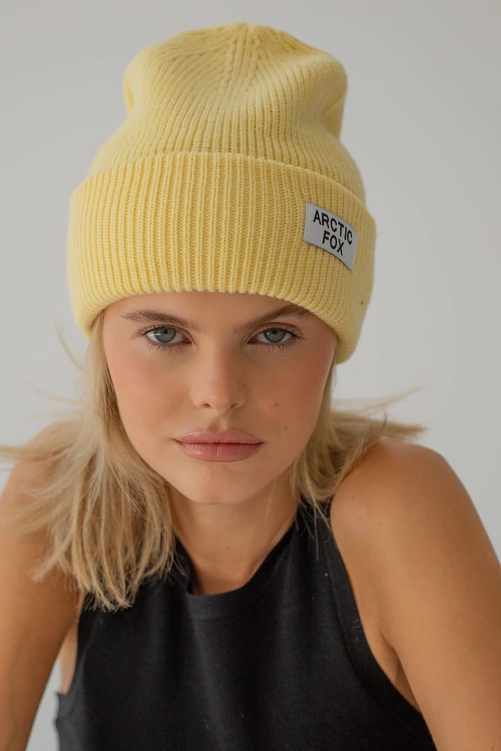 The Recycled Bottle Beanie - Soft Hay - Artic Fox & Co - Image 3