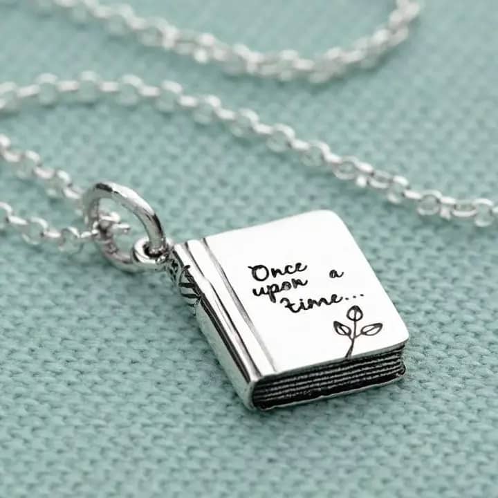 Sterling Silver Story Book Necklace