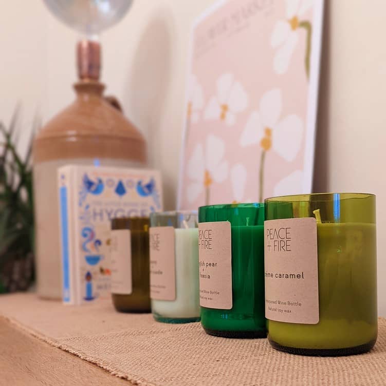 candles in a row