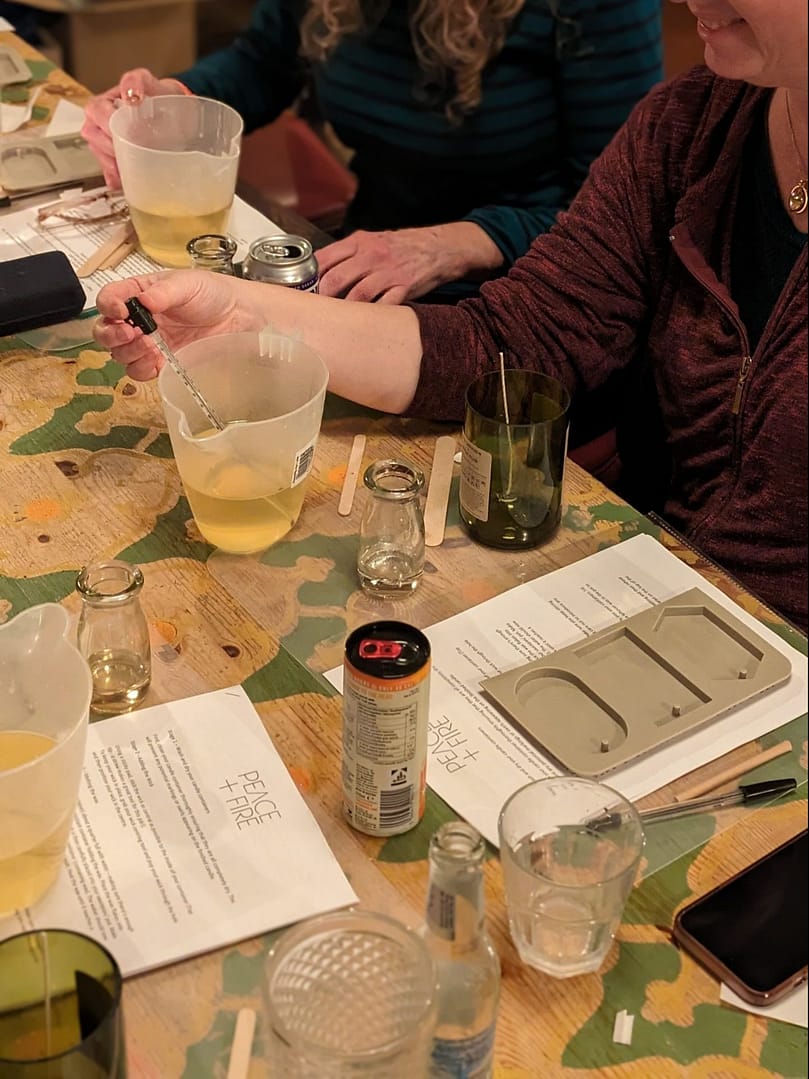 Peace + Fire Candle Making Workshop - Christmas Edition - Image 2