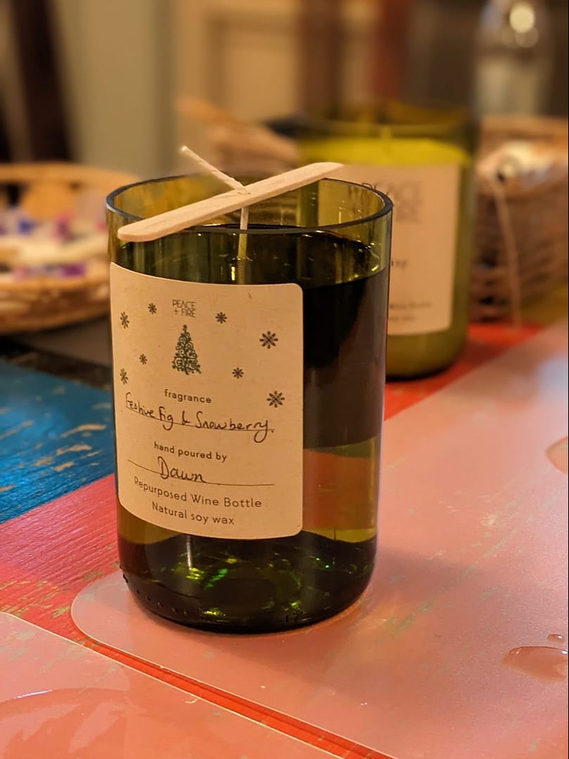 Peace + Fire Candle Making Workshop - Christmas Edition - Image 9
