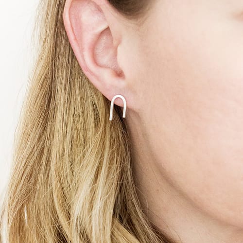 Asymmetric Arc Earrings